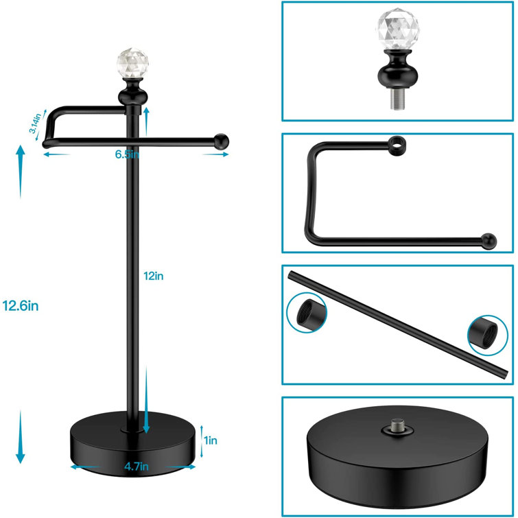 Crestone Countertop Towel Stand Wayfair Canada